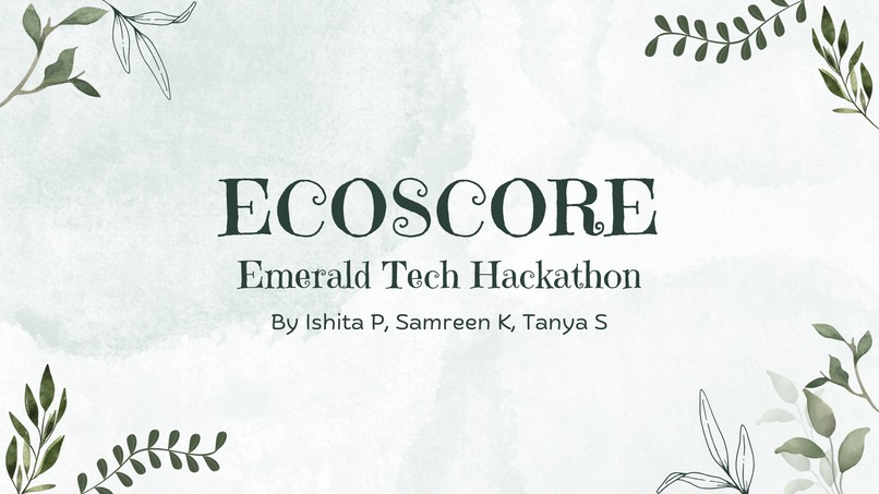 EcoScore – screenshot 1
