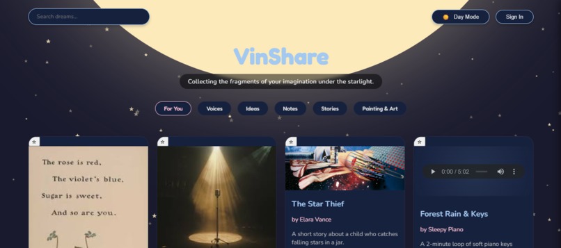 VinShare – screenshot 1