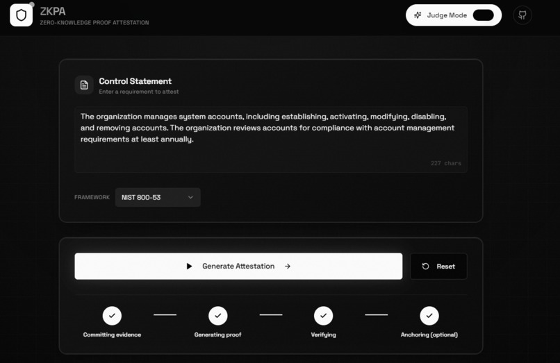 Gemini 3 ZKP Attestation Agent – screenshot 2