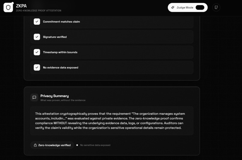 Gemini 3 ZKP Attestation Agent – screenshot 3
