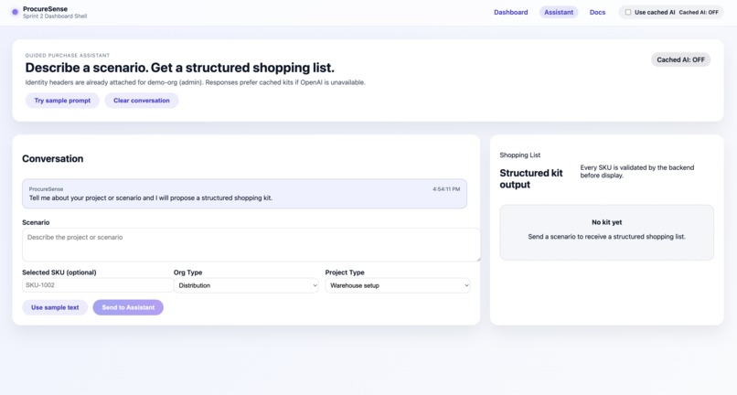 ProcureSense – screenshot 3