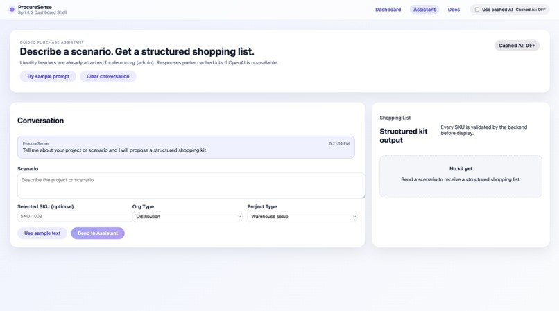 ProcureSense – screenshot 4