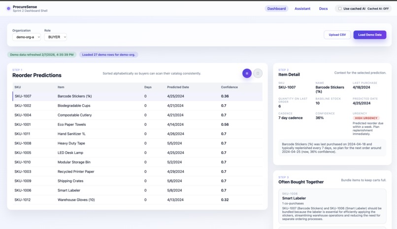 ProcureSense – screenshot 8
