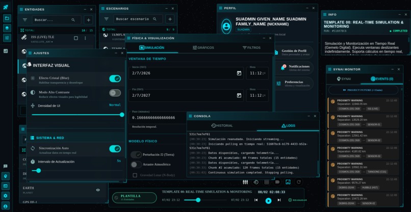 SGBrain: The Self-Healing Orbital Simulator AI-Powered Space – screenshot 5