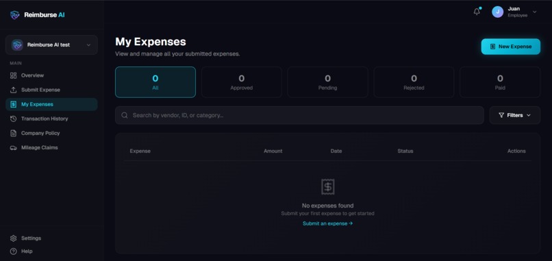 Reimburse AI – screenshot 4