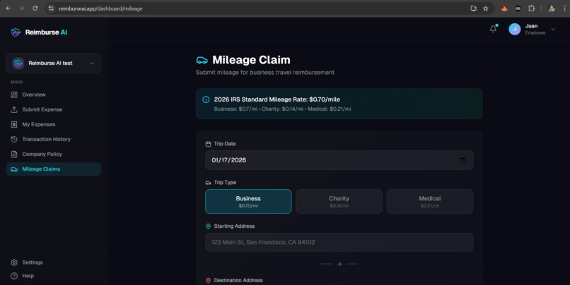 Reimburse AI – screenshot 6