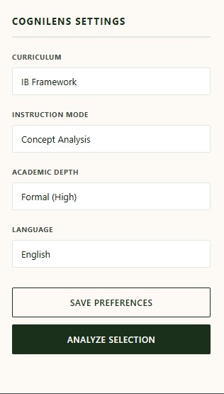 CogniLens – screenshot 1