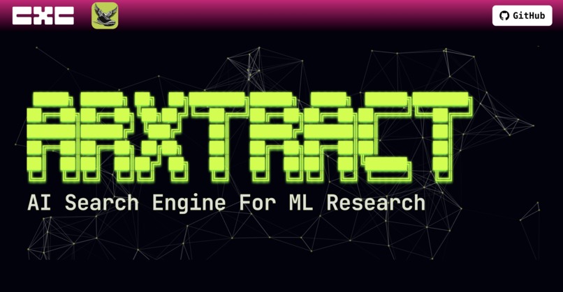 ArXtract: AI Search Engine for ML Researchers – screenshot 1