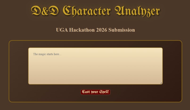 Dungeon and Dragons Character Creator – screenshot 1