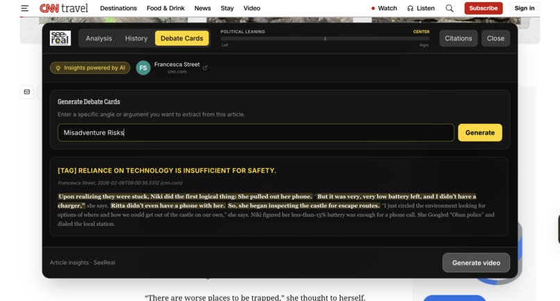 SeeReal – screenshot 2