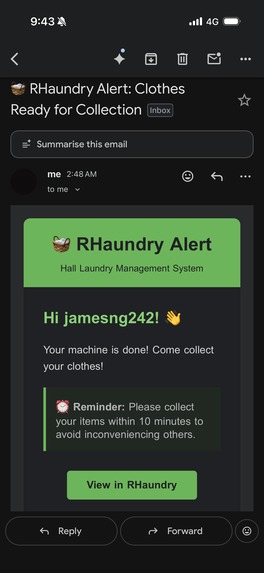 RHaundry – screenshot 2