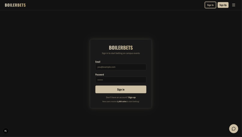 BoilerBets – screenshot 7
