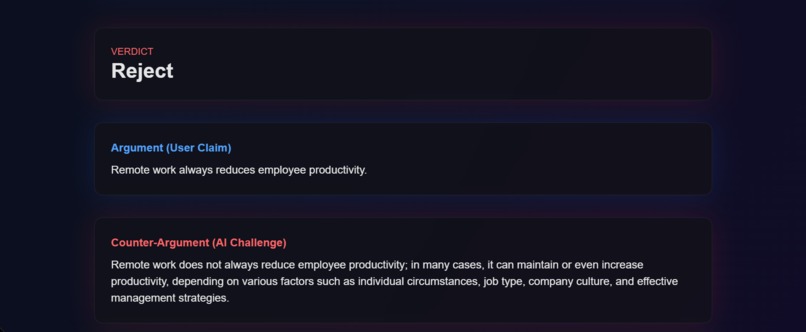 REFUTE – screenshot 1