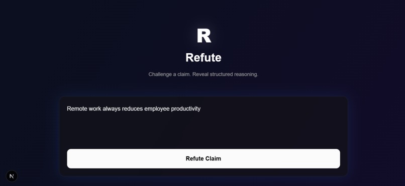 REFUTE – screenshot 3