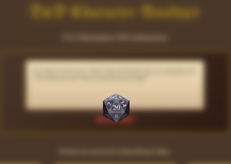 Dungeon and Dragons Character Creator – screenshot 3