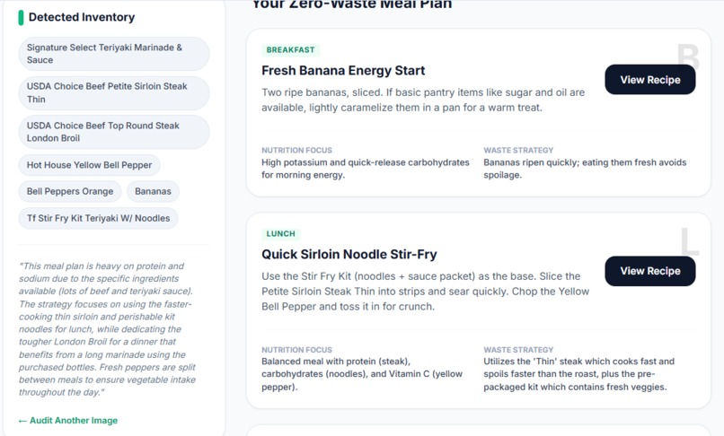 smart kitchen auditor – screenshot 1