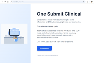 One Submit Clinical
