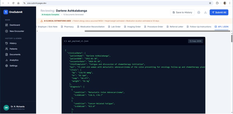 One Submit Clinical – screenshot 6