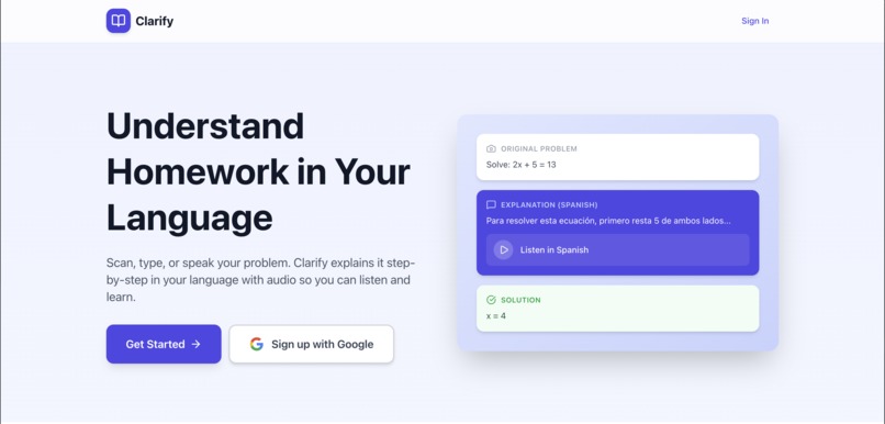 Clarify – screenshot 2