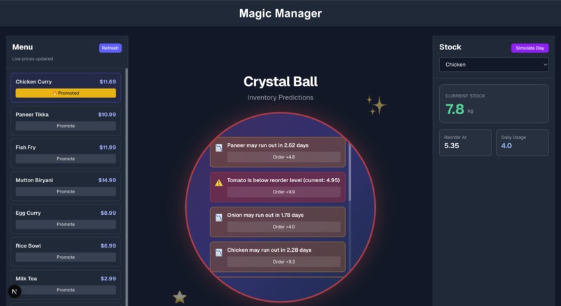 Magic Manager – screenshot 1