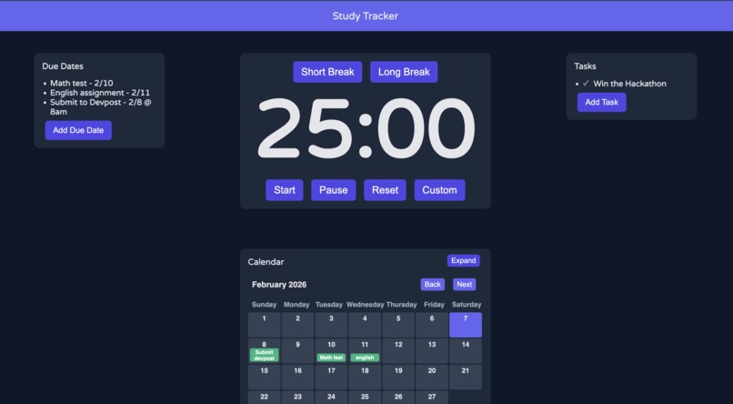 MindBlock - Interactive study tracker – screenshot 1