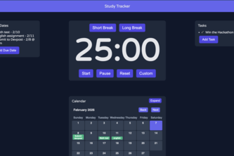 MindBlock - Interactive study tracker