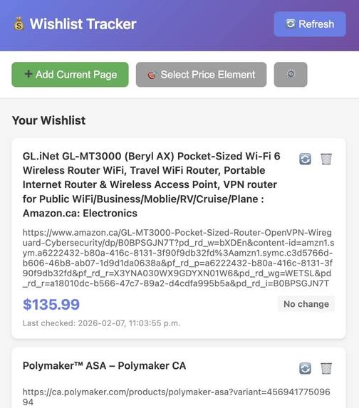 Universal Wishlist – screenshot 1