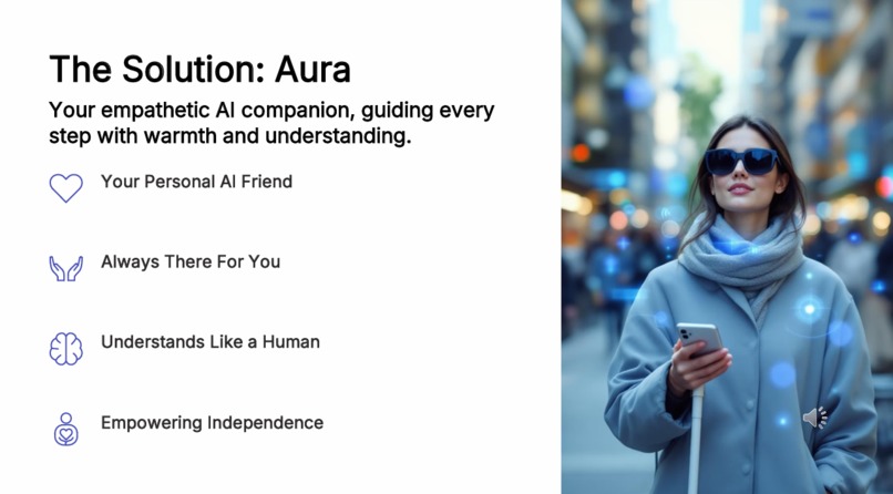 Aura – AI Navigation Assistant for the Visually Impaired – screenshot 2