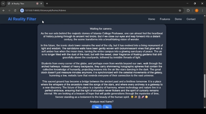 Visionary AI – screenshot 2
