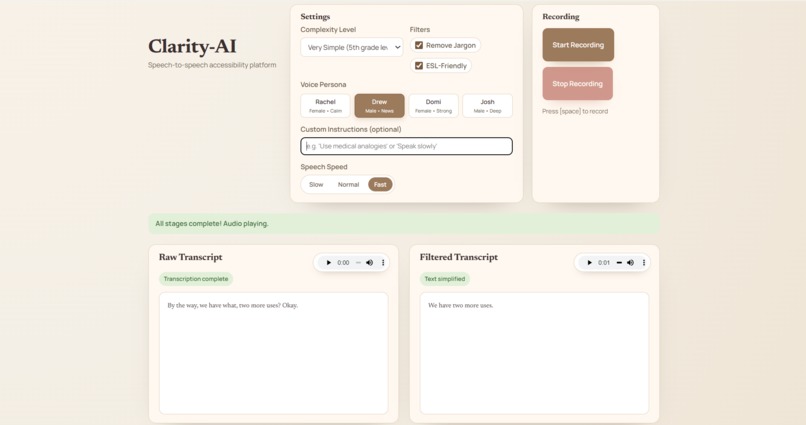 ClarityAI – screenshot 1