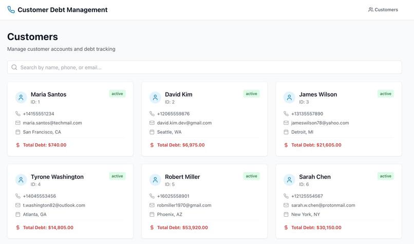 Scrooge | AI Voice Agent for Bank Debt Collection – screenshot 7