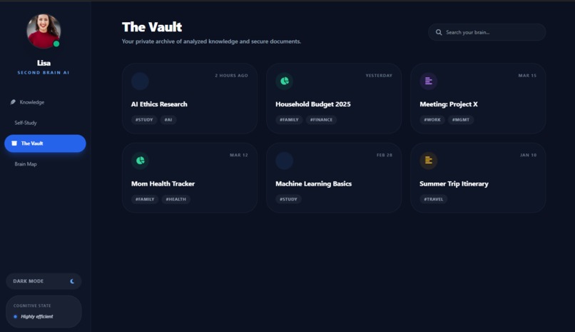 Gemini Synapse: Your Professional Second Brain Assistant – screenshot 3