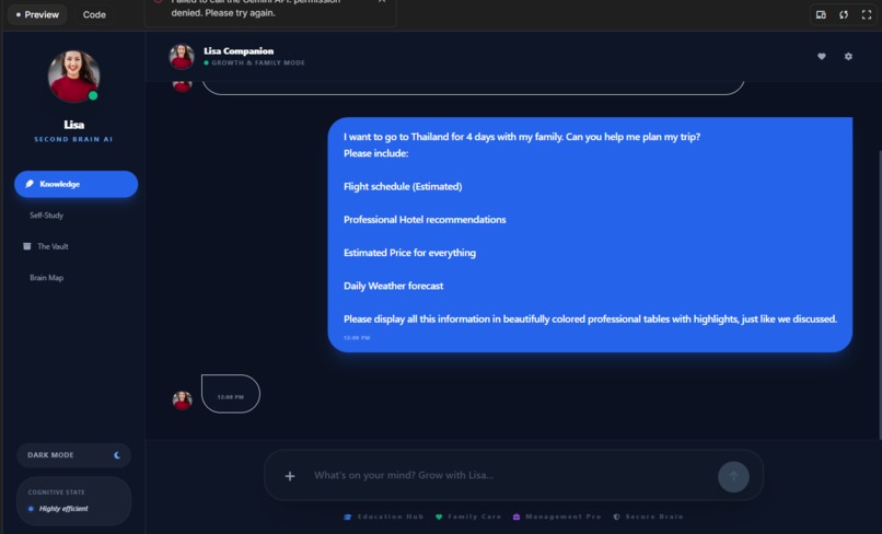 Gemini Synapse: Your Professional Second Brain Assistant – screenshot 4