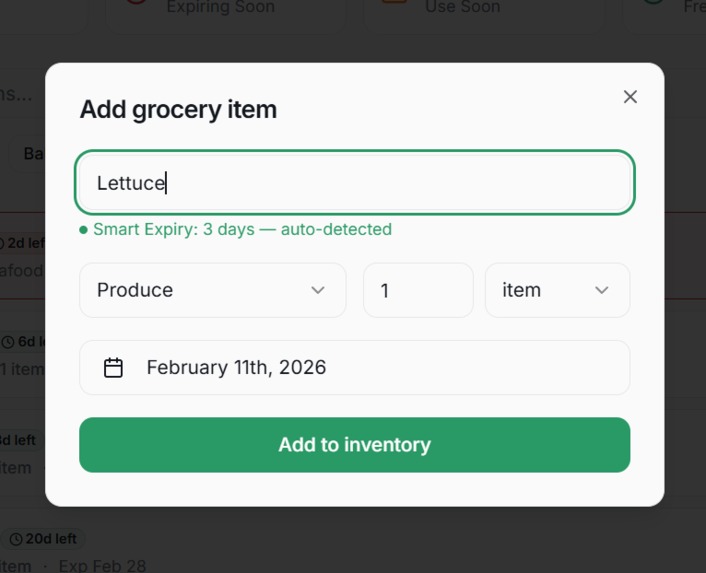 FreshTrack – screenshot 3