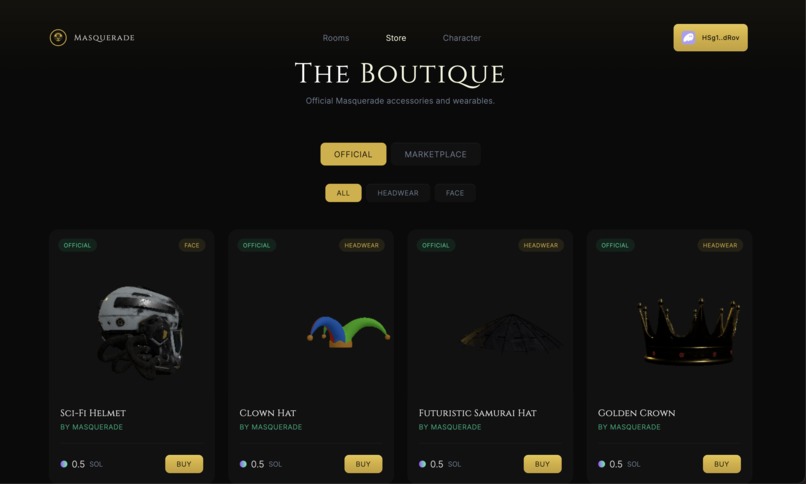 masquerade – screenshot 3