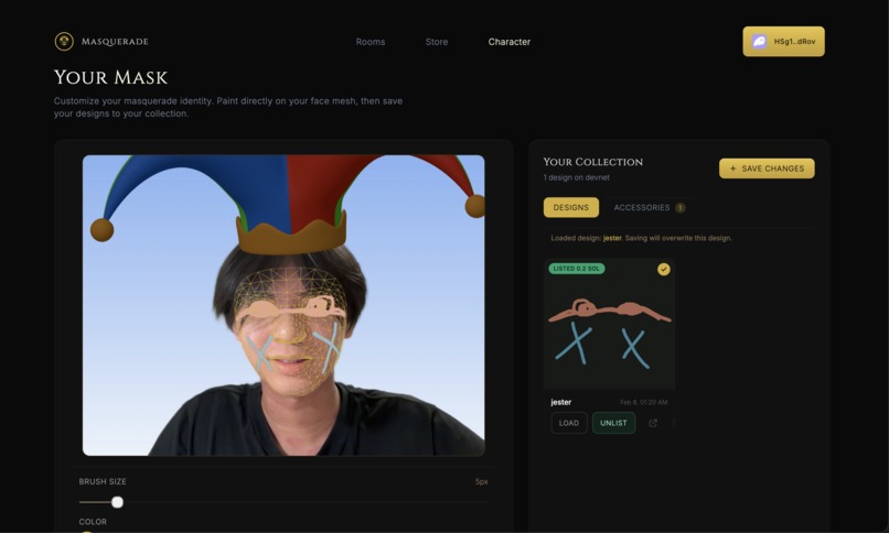 masquerade – screenshot 2