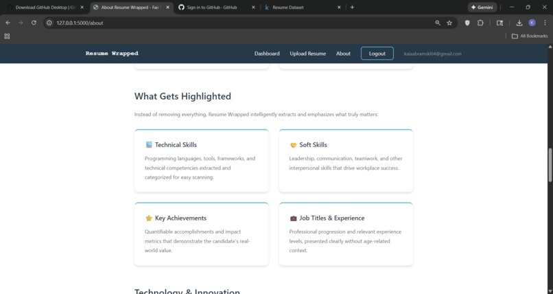 Resume Wrapped – screenshot 2