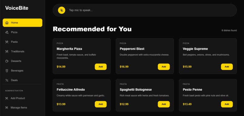 VoiceBite – screenshot 1