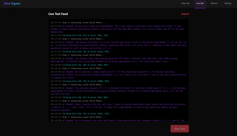 One Sigma – screenshot 2