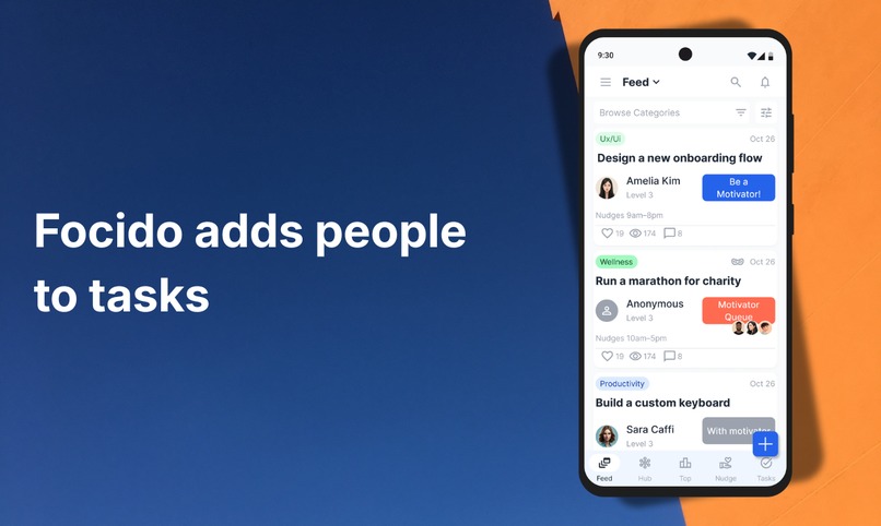 Focido: Social To-Do for Dreamers – screenshot 2