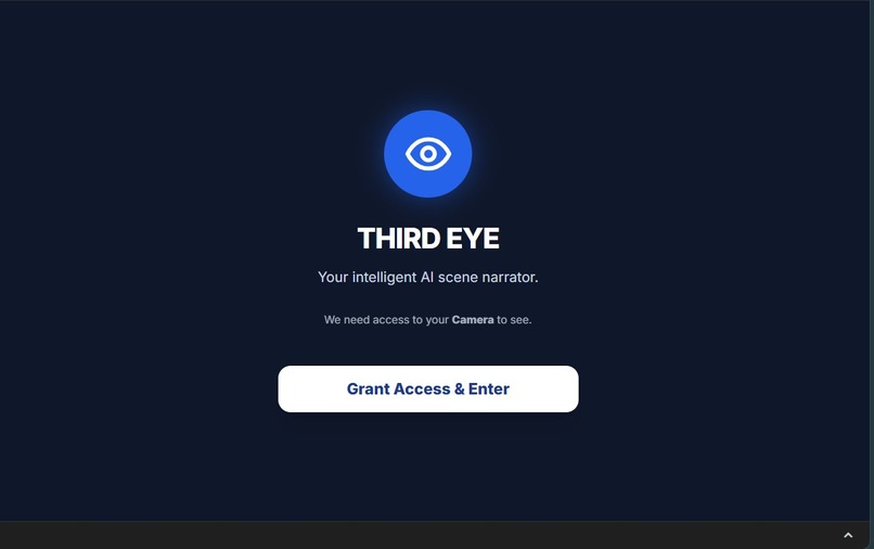 Third Eye: AI-Powered Scene Reasoning & Safety Assistant – screenshot 1
