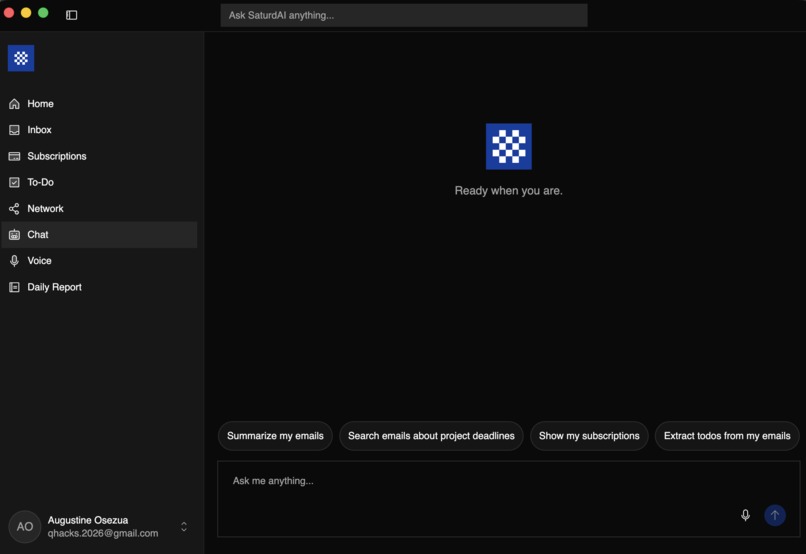 SaturdAI – screenshot 1