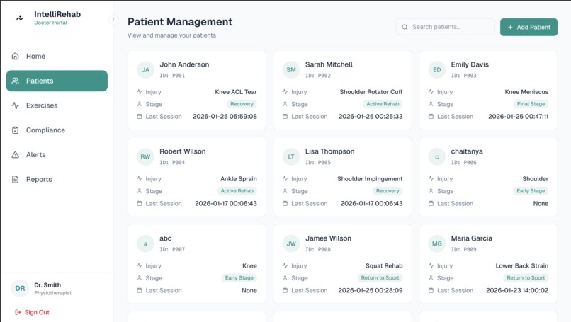intelliRehab – screenshot 3