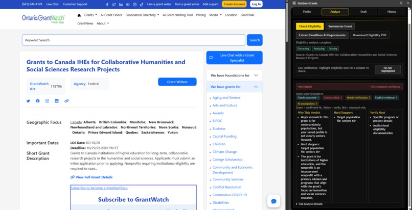 Golden Grants – screenshot 3