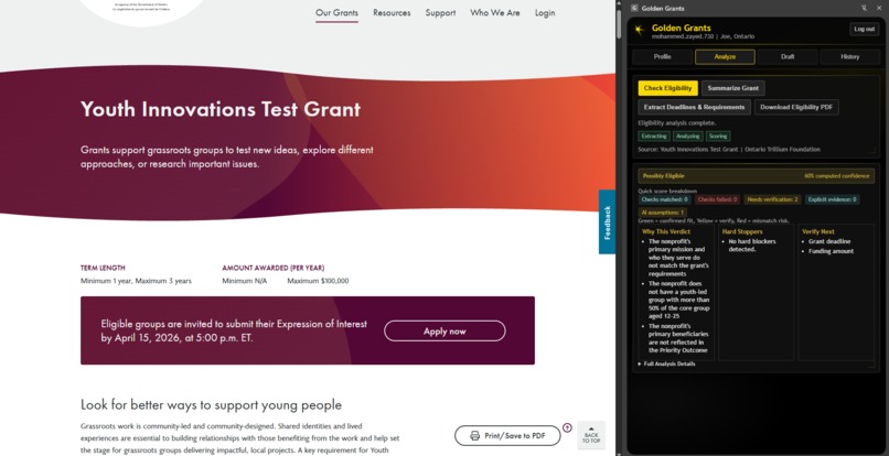 Golden Grants – screenshot 4