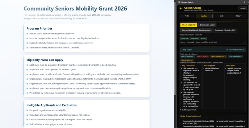 Golden Grants – screenshot 5