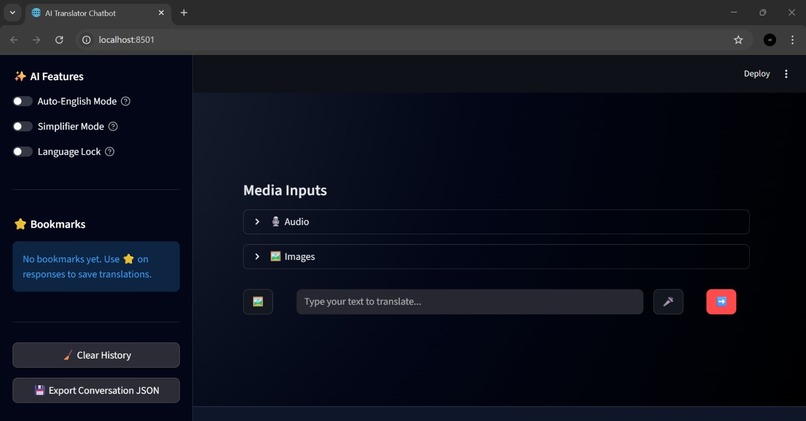 Ai Translator-Chatbot – screenshot 2