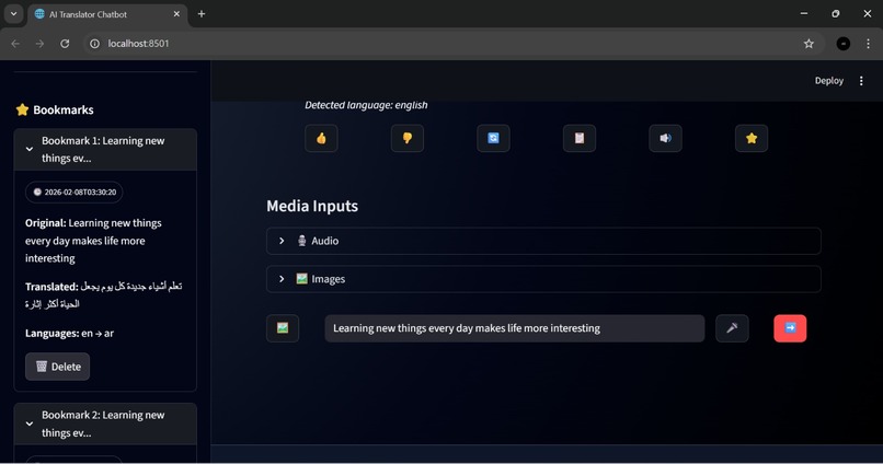 Ai Translator-Chatbot – screenshot 3