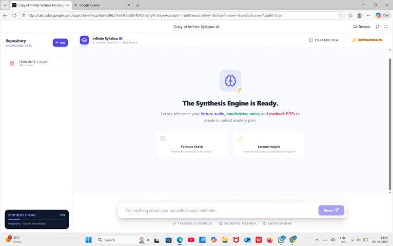 The Infinite Syllabus AI – screenshot 1
