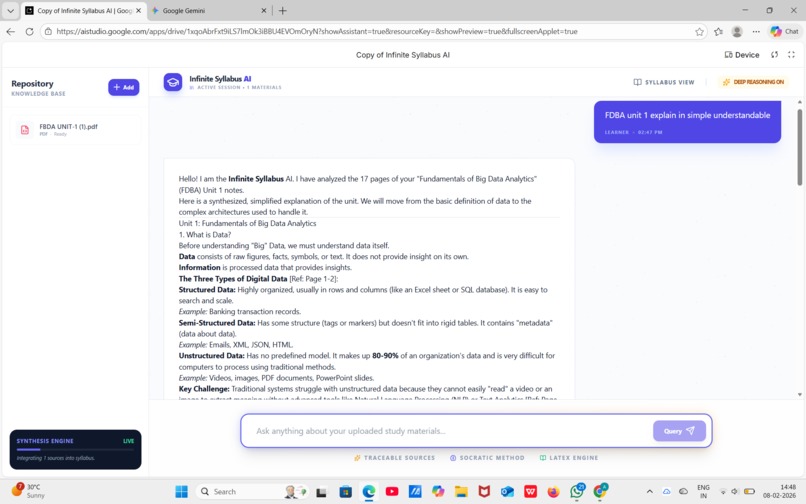 The Infinite Syllabus AI – screenshot 3